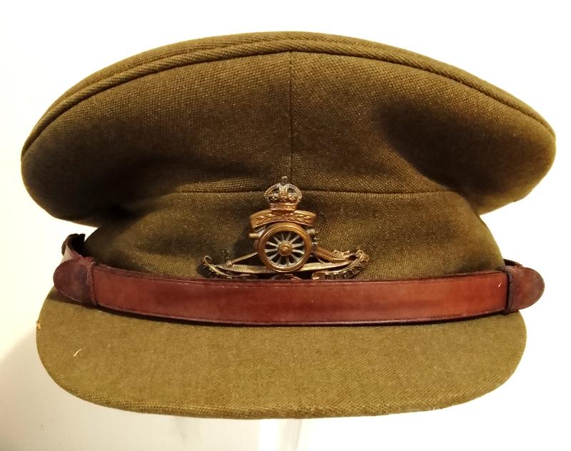 WW2 Period Royal Artillery Officers Visor Cap