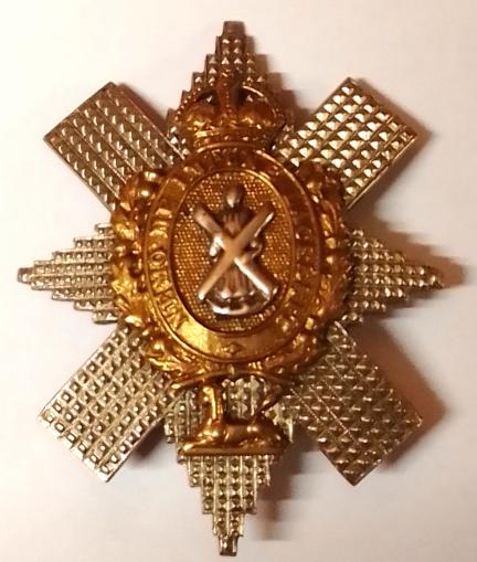 Attributed WW2 Black Watch N.C.O Glengarry Badge