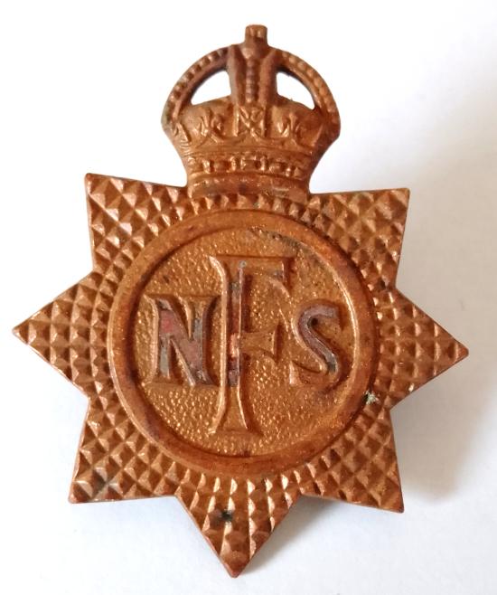 WW2 National Fire Service Badge