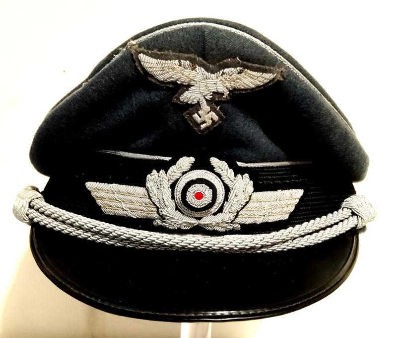 Third Reich Luftwaffe Officers Visor Cap