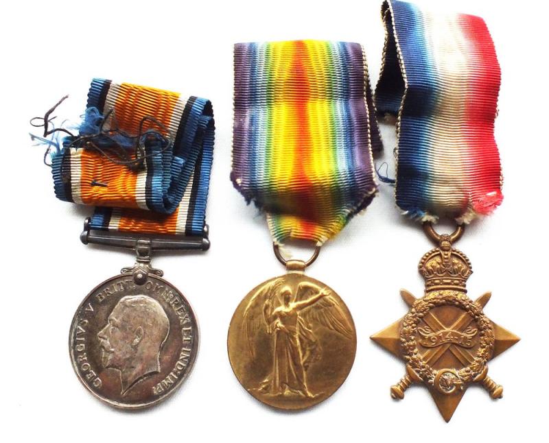 WW1 Trio To Private James Tucker Royal Engineers No 115676