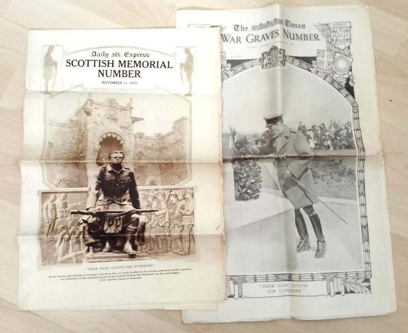 Two Post WW1 Newspaper Supplements