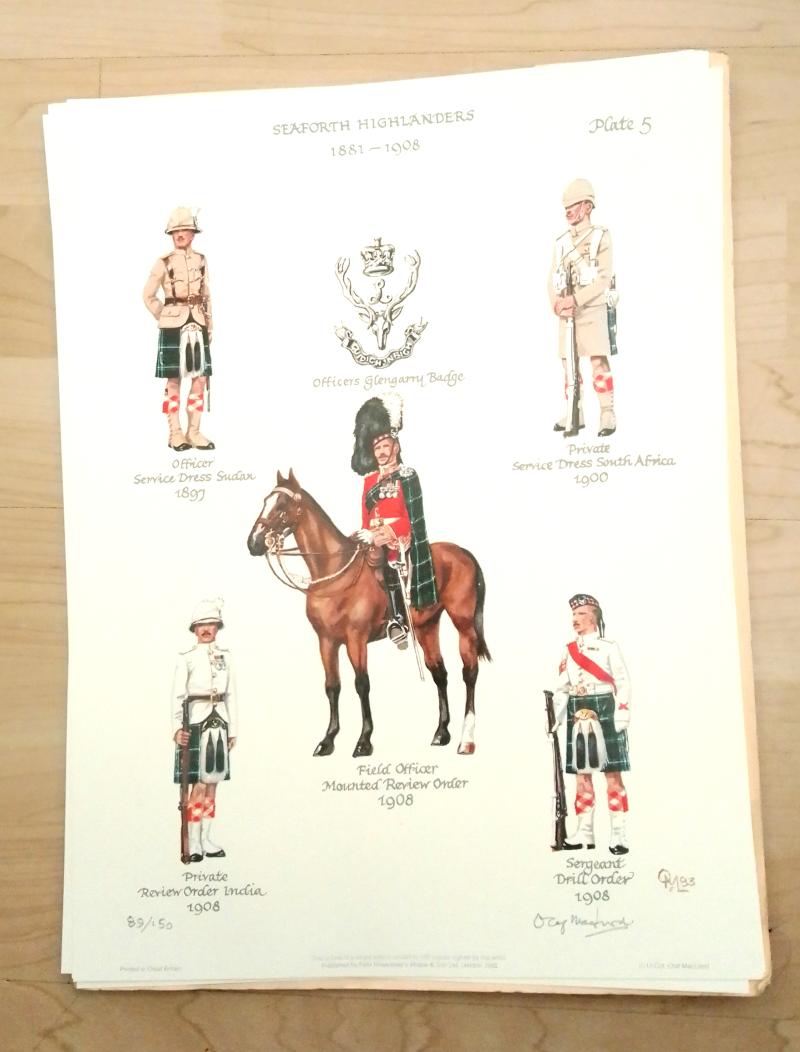 Limited Edition of illustrations by Lt Col MacLeod continued