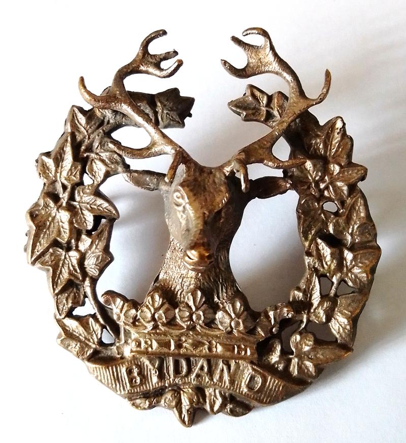 Gordon Highlanders Officers / NCO Cap Badge