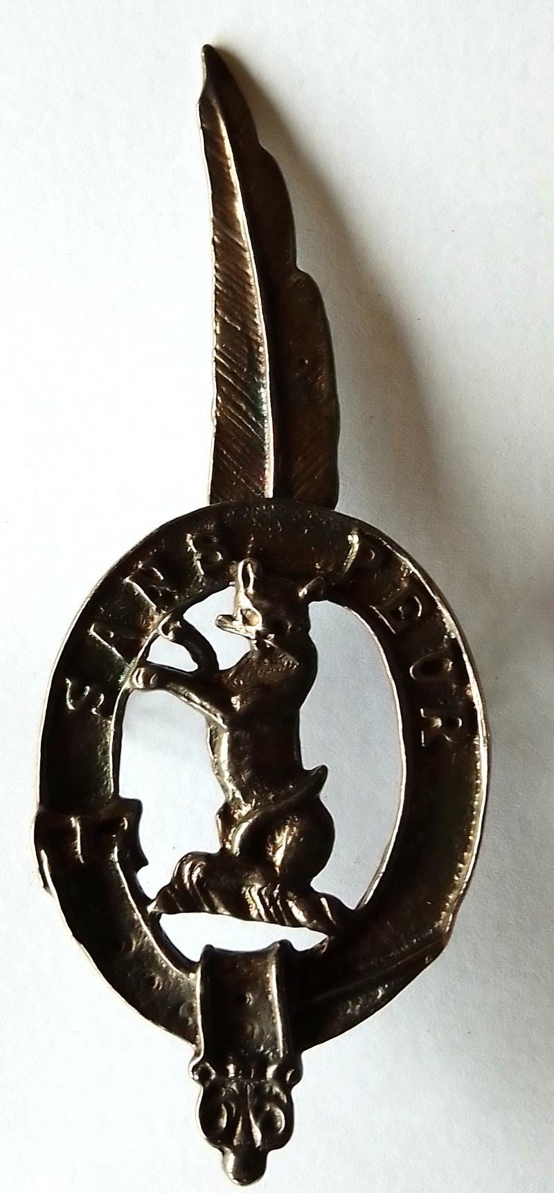 5th Seaforth Officers  Cap Badge