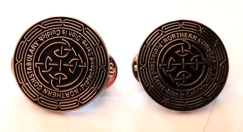 Matching Pair of Obsolete Northern Constabulary Metal Epaulettes Badges