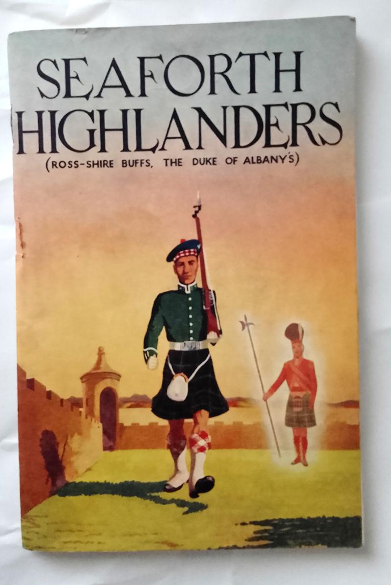 Seaforth Highlanders Booklet from the 1950s