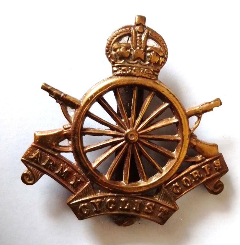 WW1 Army Cyclist Corp Cap Badge