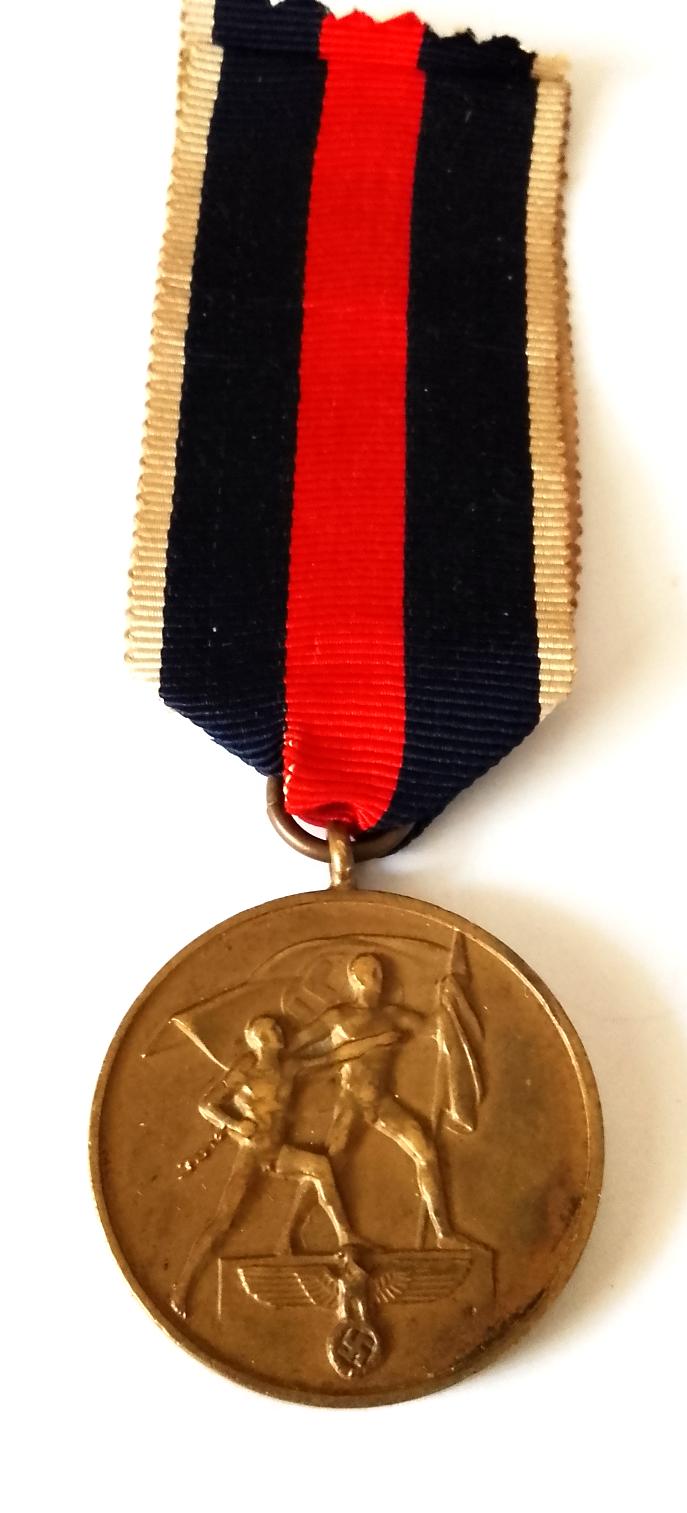 Third Reich 1 st October Medal with Ribbon