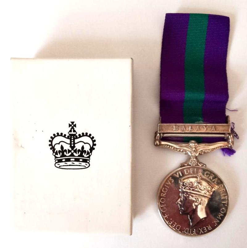 General Service Medal to the R.A.S.C with MALAYA Clasp