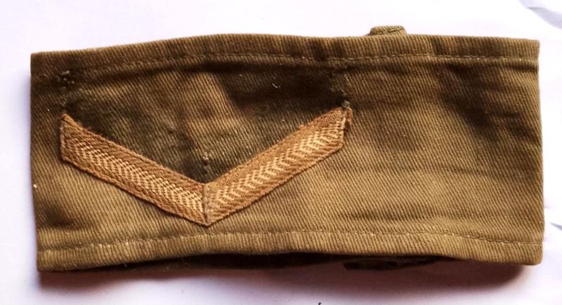 WW2 Period British Rank Armband