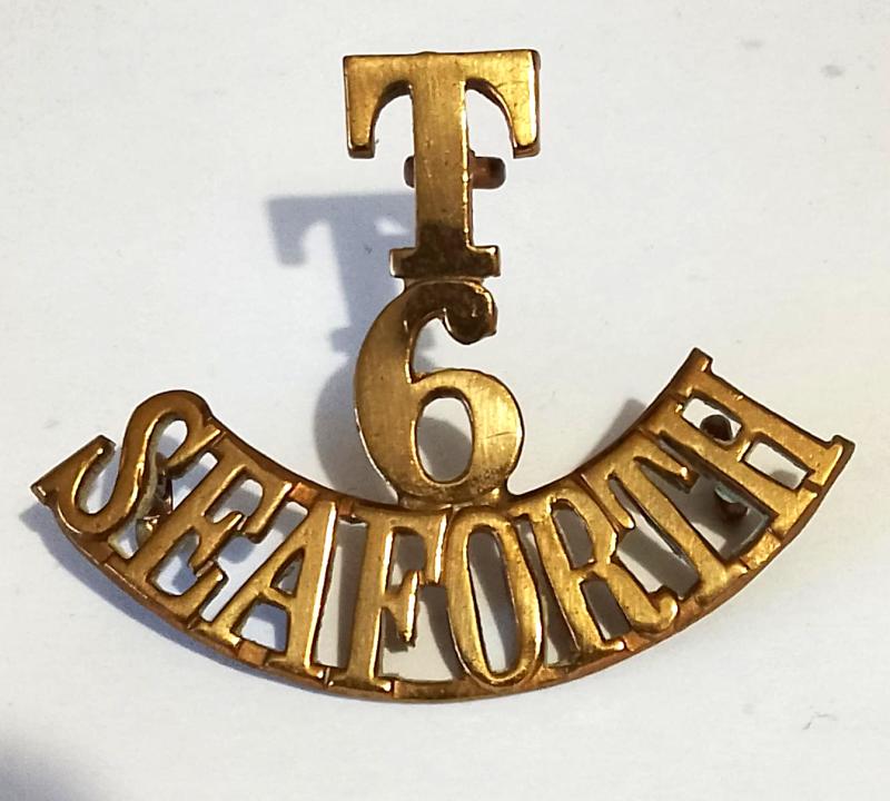 Territorial 6th Seaforth Highlanders Shoulder Title