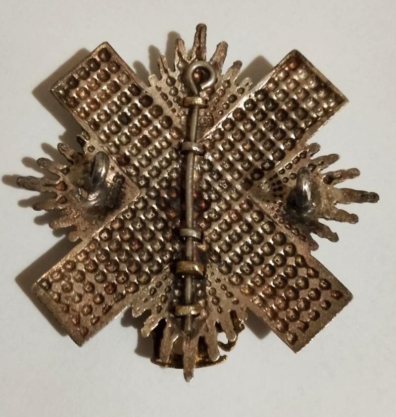 WW2 Period Highland Light Infantry Officers Badge by
