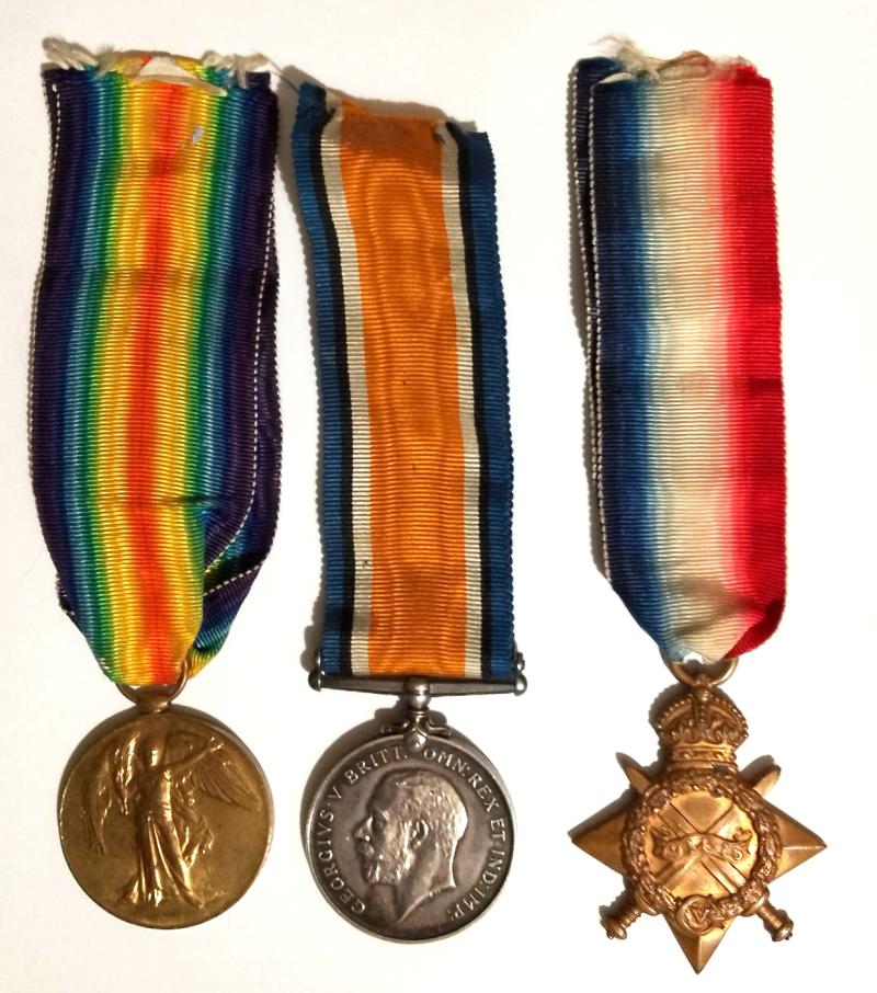 WW1 Medal Trio to The Scottish Rifles