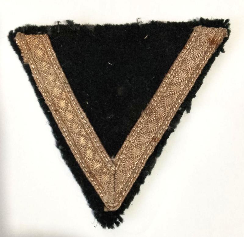 Third Reich Army Rank Cloth Sleeve Badge