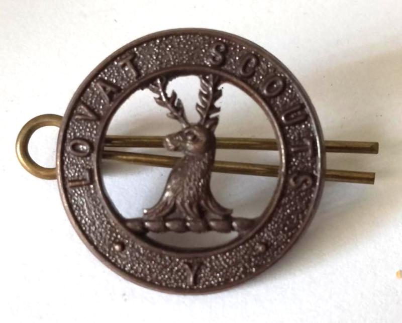 Lovat Scouts Collar Badge