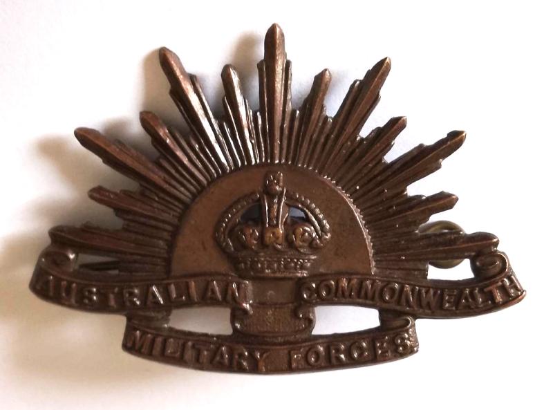 WW2 Period Australian Army Cap Badge
