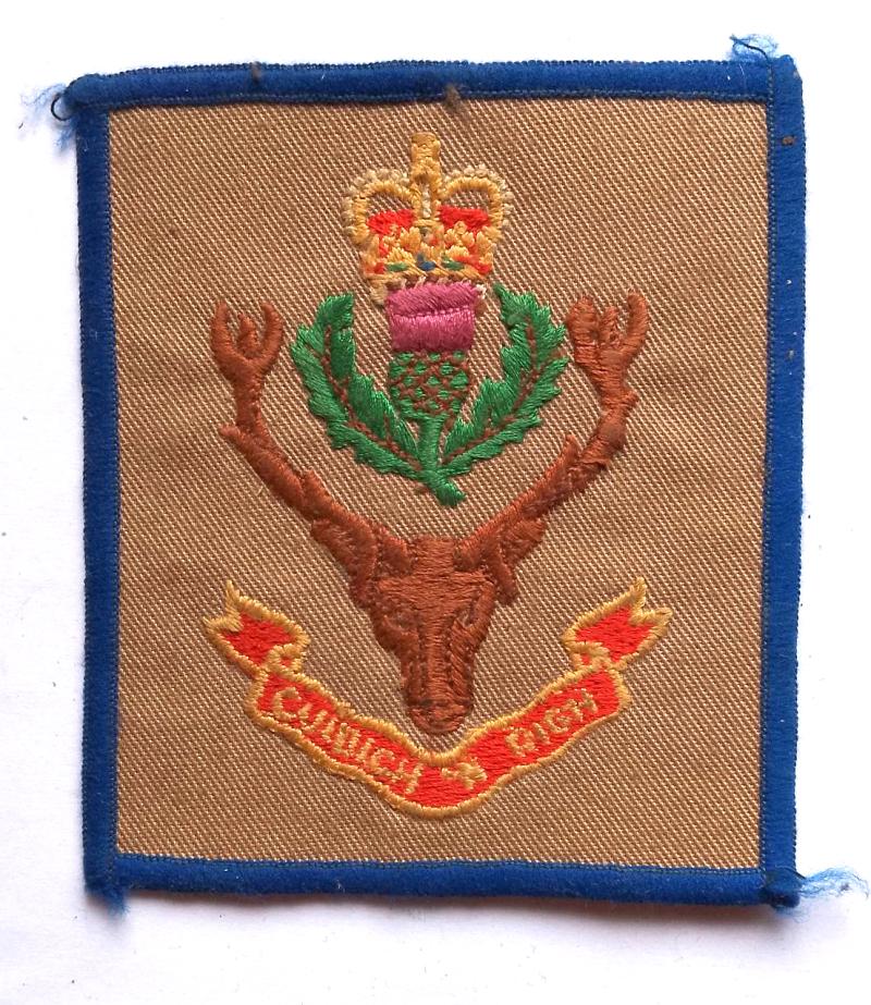 Queens Own Highlanders Patch