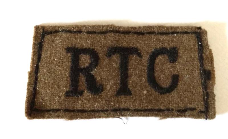 WW2 British Royal Tank Corp Slip on Title