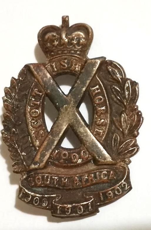 Scottish Horse Cap Badge