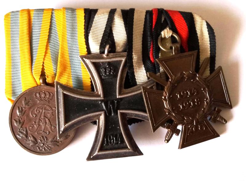 Imperial German Court Mounted Medal Group