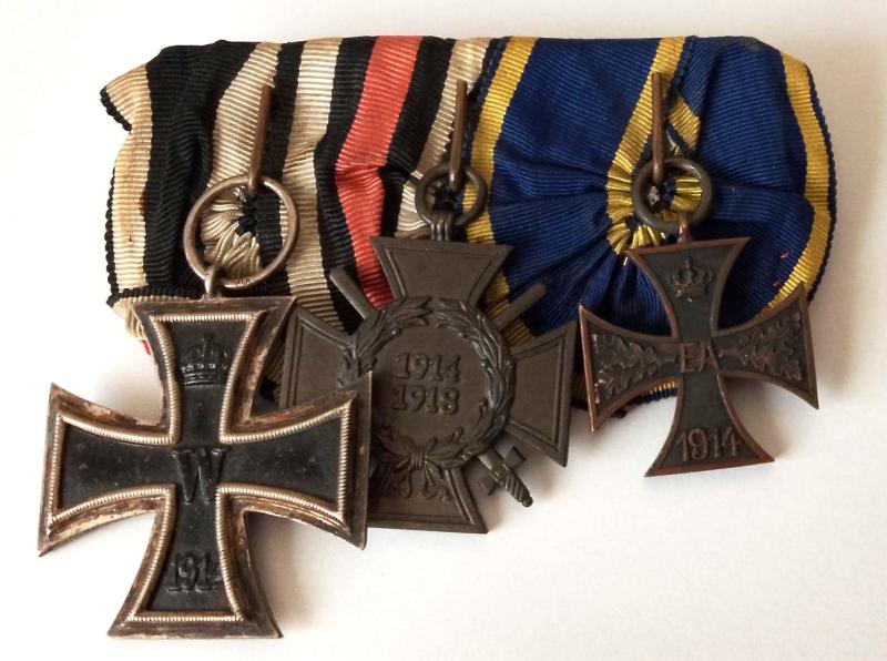 Imperial German Court Mounted Medal {3} Grouping
