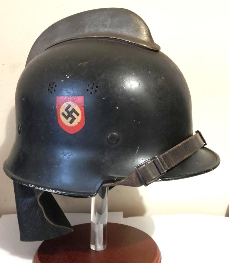 Third Reich Fire Service Helmet