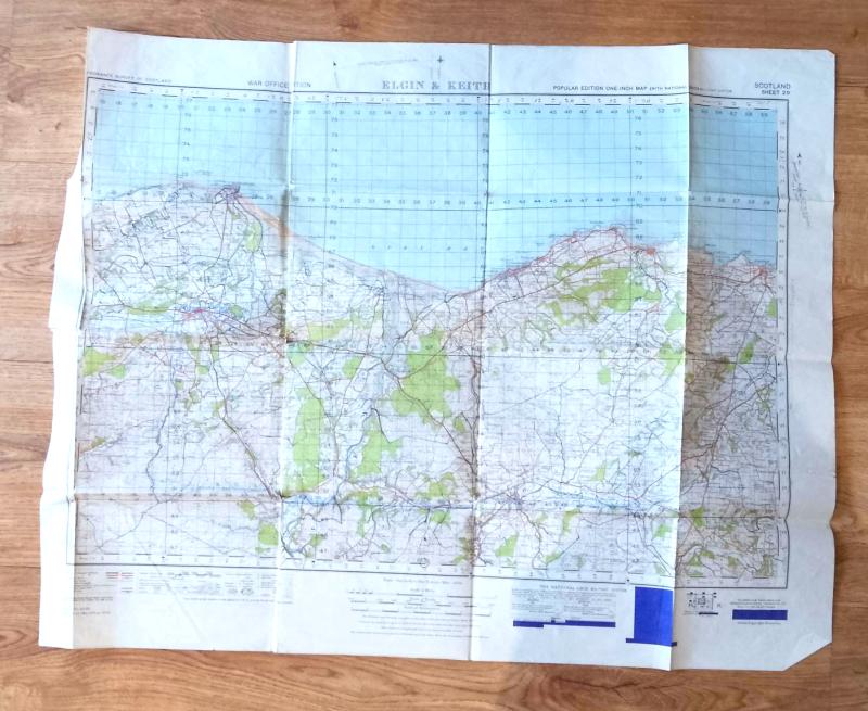 War Department Map of Elgin & Keith