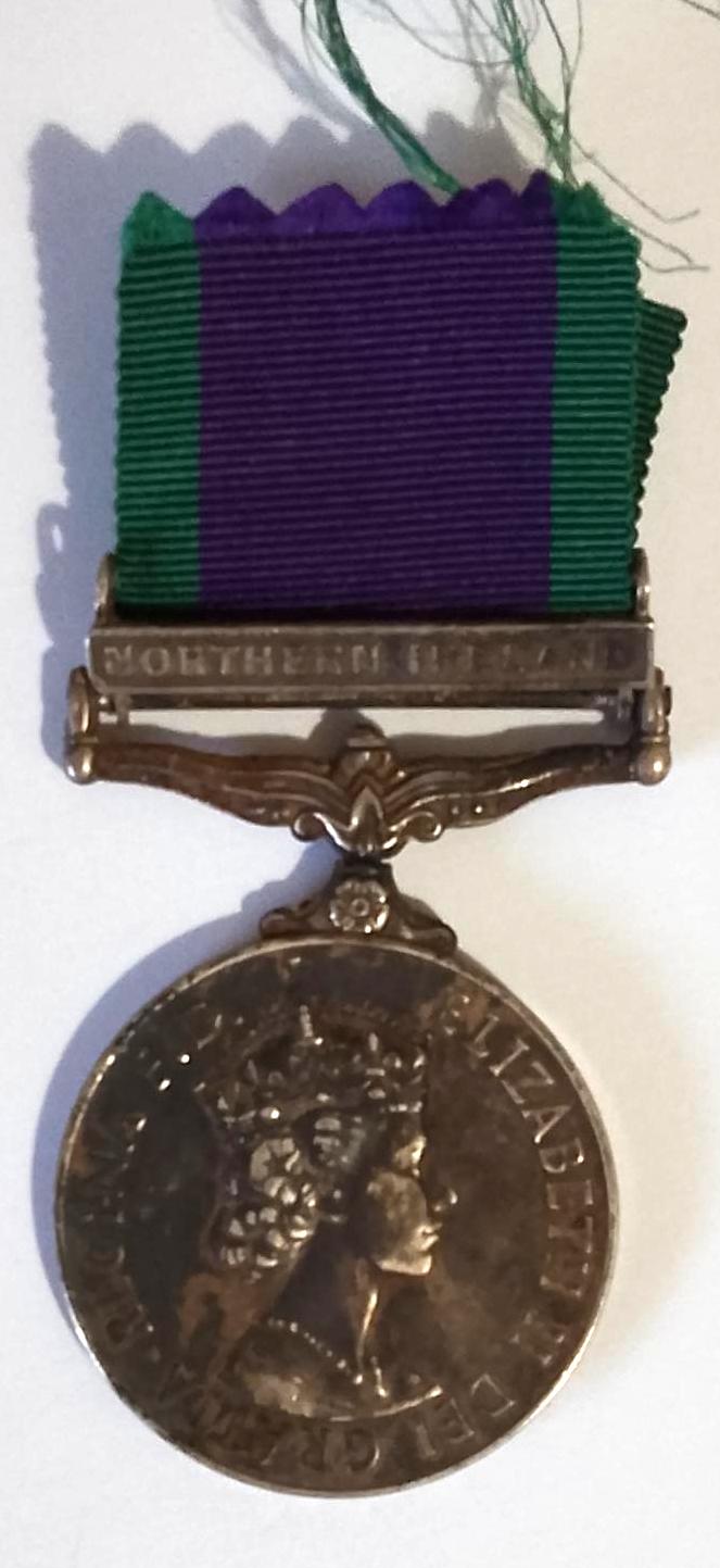 General Service Medal with Northern Ireland Clasp to K.O.S.B