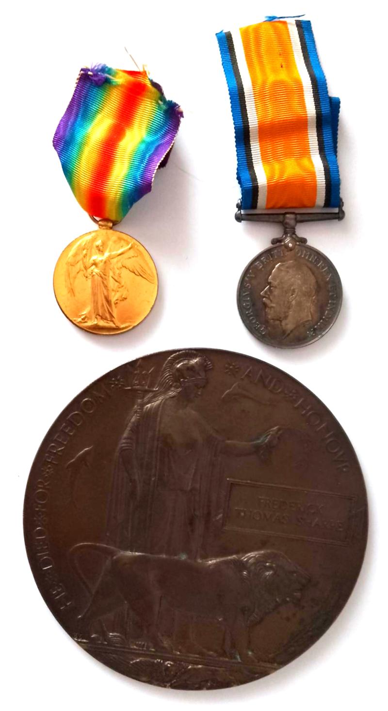WW1 War Medal & Death {Penny} Plaque to The 7th London Regiment