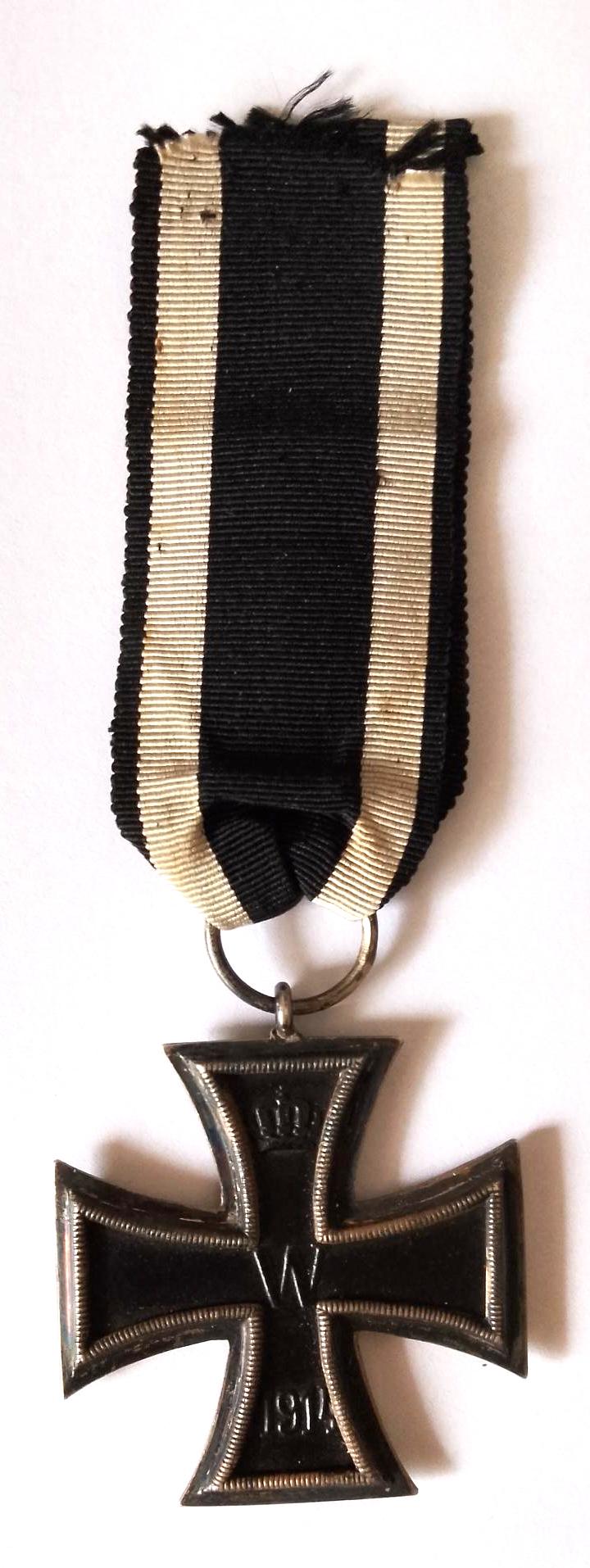 Imperial German 2nd Class Iron Cross with Ribbon