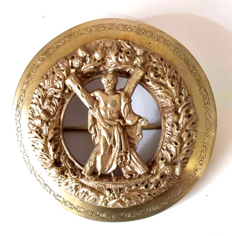 Black Watch Officers Plaid Brooch by Wm Anderson