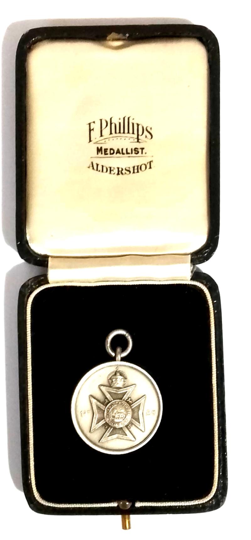 1st Bat Rhodesia Regiment Medal in Original Jewellers Box