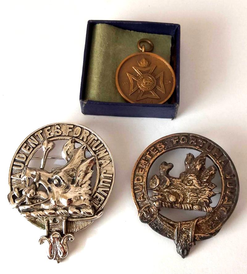 1st Bat Rhodesia Regiment Medal dated 1954 & presented to Sgt McKinnon