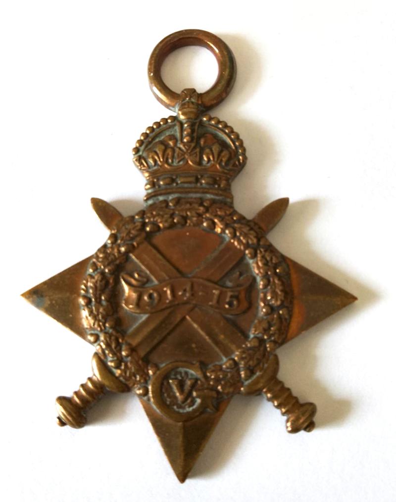 WW1 1914/15 Star to The Army Service Corp
