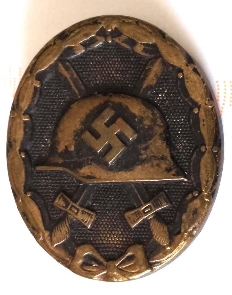 Third Reich Maker Marked Black Wounds Badge