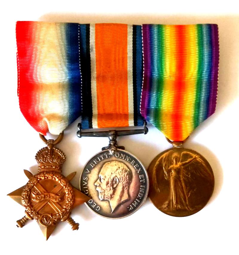 Swing Mounted WW1 Medal Trio to The Royal Army Medical Corp