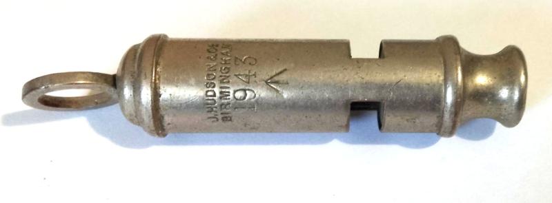 WW2 British Military WhistleMaker Marked & dated 1943