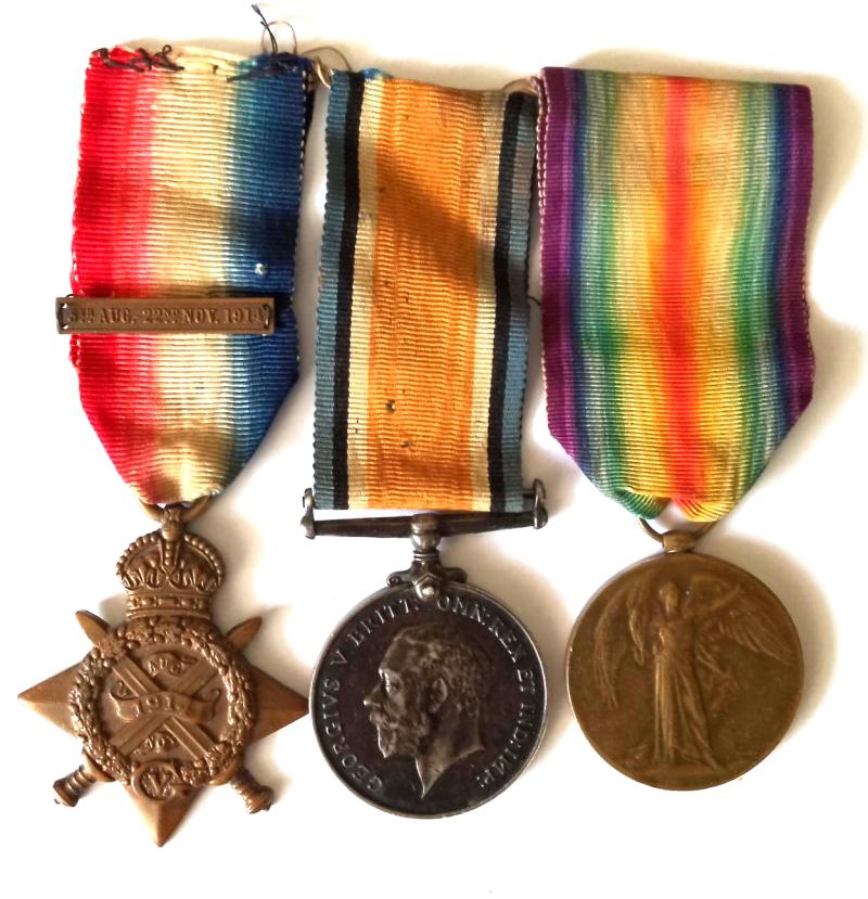 WW1 1914 Star Trio to The Royal Engineers