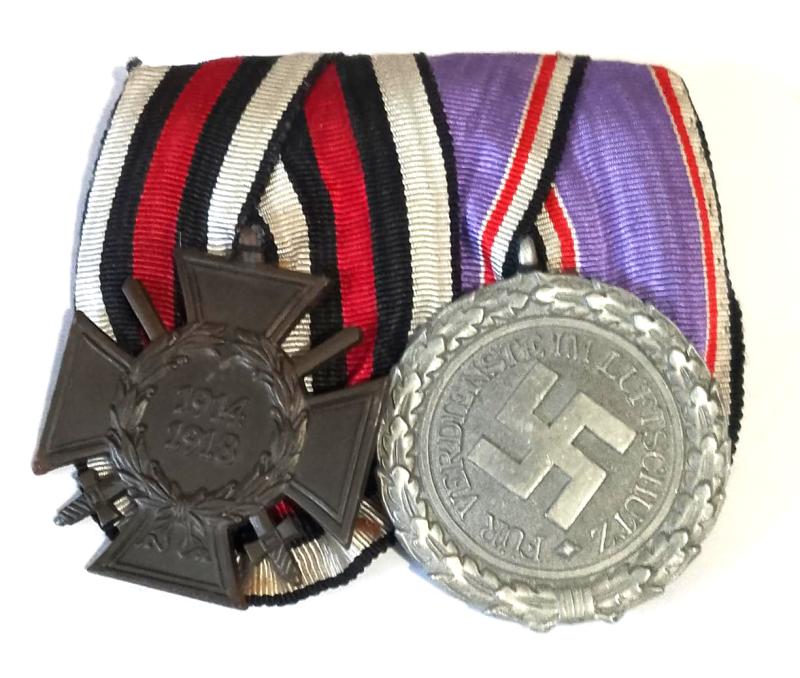Third Reich Court Mounted Medal Group