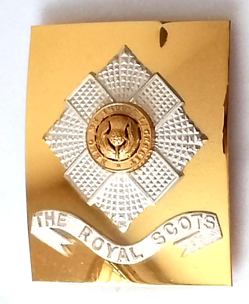 ER11 Royal Scots Shoulder Belt Plate