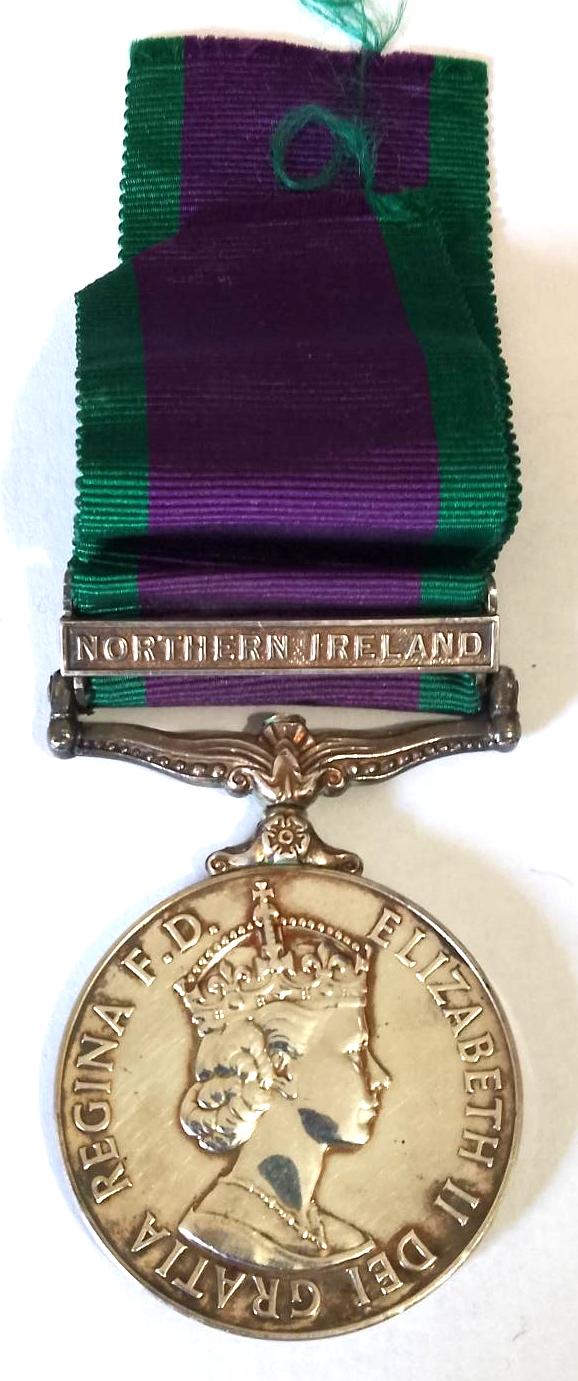 General Service Medal to the R.C.T with Northern Ireland Clasp