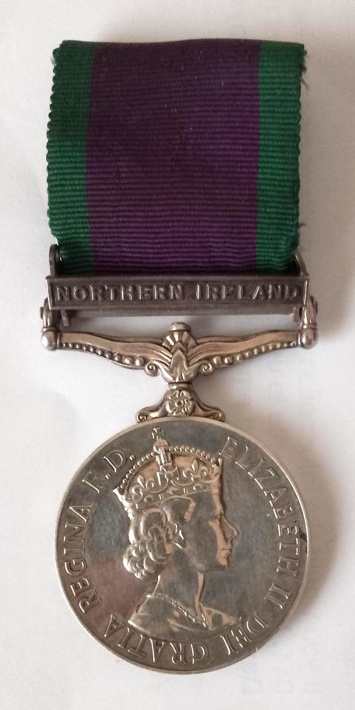 General Service Medal with Northern Ireland Clasp to The Princes Of Wales Own